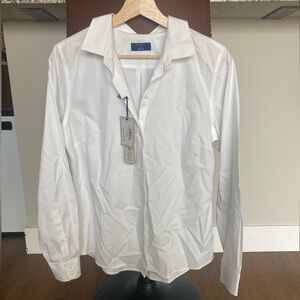 UNTUCKiT white womens button down